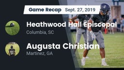 Recap: Heathwood Hall Episcopal  vs. Augusta Christian  2019