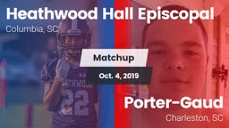 Matchup: Heathwood Hall vs. Porter-Gaud  2019