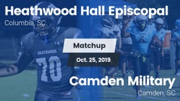 Matchup: Heathwood Hall vs. Camden Military  2019