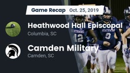 Recap: Heathwood Hall Episcopal  vs. Camden Military  2019