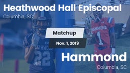 Matchup: Heathwood Hall vs. Hammond  2019