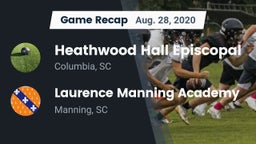 Recap: Heathwood Hall Episcopal  vs. Laurence Manning Academy  2020
