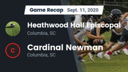 Recap: Heathwood Hall Episcopal  vs. Cardinal Newman  2020