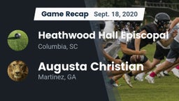 Recap: Heathwood Hall Episcopal  vs. Augusta Christian  2020