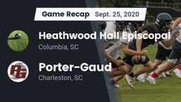 Recap: Heathwood Hall Episcopal  vs. Porter-Gaud  2020