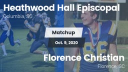 Matchup: Heathwood Hall vs. Florence Christian  2020