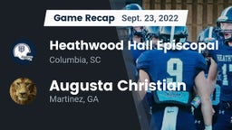 Recap: Heathwood Hall Episcopal  vs. Augusta Christian  2022