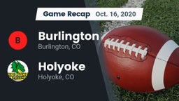 Recap: Burlington  vs. Holyoke  2020