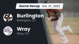 Recap: Burlington  vs. Wray  2022