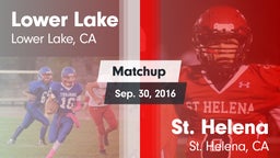 Matchup: Lower Lake vs. St. Helena  2016