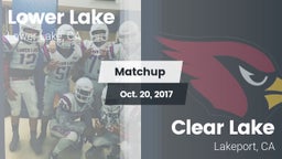 Matchup: Lower Lake vs. Clear Lake  2017