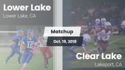 Matchup: Lower Lake vs. Clear Lake  2018