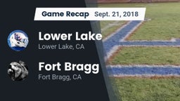 Recap: Lower Lake  vs. Fort Bragg  2018