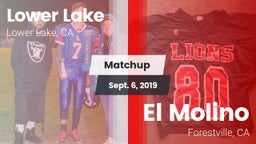 Matchup: Lower Lake vs. El Molino  2019