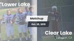 Matchup: Lower Lake vs. Clear Lake  2019