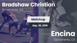 Matchup: Bradshaw Christian vs. Encina  2016