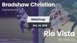 Matchup: Bradshaw Christian vs. Rio Vista  2016