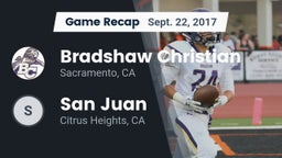 Recap: Bradshaw Christian  vs. San Juan  2017