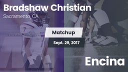 Matchup: Bradshaw Christian vs. Encina 2017