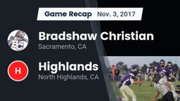 Recap: Bradshaw Christian  vs. Highlands  2017