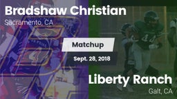 Matchup: Bradshaw Christian vs. Liberty Ranch  2018