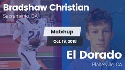 Matchup: Bradshaw Christian vs. El Dorado  2018