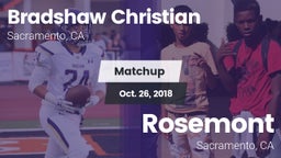 Matchup: Bradshaw Christian vs. Rosemont  2018