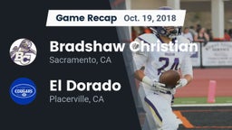 Recap: Bradshaw Christian  vs. El Dorado  2018