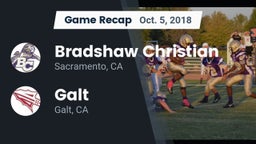 Recap: Bradshaw Christian  vs. Galt  2018