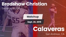 Matchup: Bradshaw Christian vs. Calaveras  2019