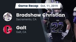 Recap: Bradshaw Christian  vs. Galt  2019