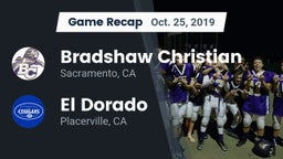 Recap: Bradshaw Christian  vs. El Dorado  2019