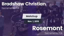 Matchup: Bradshaw Christian vs. Rosemont  2019