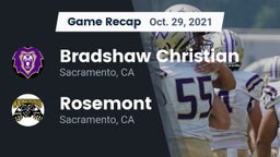 Recap: Bradshaw Christian  vs. Rosemont  2021