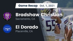 Recap: Bradshaw Christian  vs. El Dorado  2021