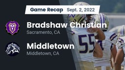 Recap: Bradshaw Christian  vs. Middletown  2022
