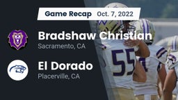 Recap: Bradshaw Christian  vs. El Dorado  2022