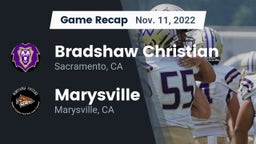 Recap: Bradshaw Christian  vs. Marysville  2022