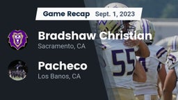 Recap: Bradshaw Christian  vs. Pacheco  2023