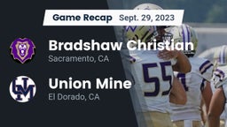 Recap: Bradshaw Christian  vs. Union Mine  2023
