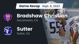 Recap: Bradshaw Christian  vs. Sutter  2023