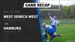 Recap: West Seneca West  vs. Hamburg  2016