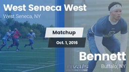 Matchup: West Seneca West vs. Bennett  2016