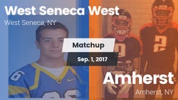 Matchup: West Seneca West vs. Amherst  2017