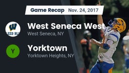Recap: West Seneca West  vs. Yorktown  2017