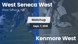 Matchup: West Seneca West vs. Kenmore West 2018