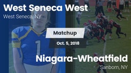 Matchup: West Seneca West vs. Niagara-Wheatfield  2018