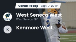 Recap: West Seneca West  vs. Kenmore West 2019