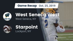 Recap: West Seneca West  vs. Starpoint  2019