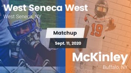 Matchup: West Seneca West vs. McKinley  2020